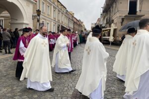 12.102.2025. Sandomierz. Uroczystości religijne ku czci bł. Wincentego Kadłubka / Fot. Grażyna Szlęzak-Wójcik - Radio Kielce