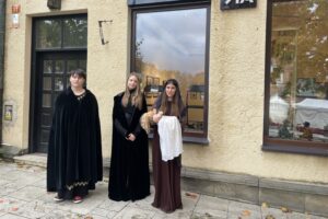 12.10.2025. Sandomierz. Happening historyczny / Fot. Grażyna Szlęzak-Wójcik - Radio Kielce