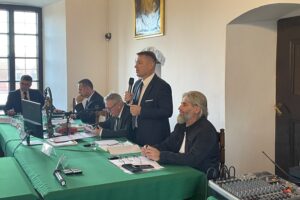 Przebudowa sił w Radzie Miasta Sandomierza - Radio Kielce 29.10.2025. Sandomierz. Sesja rady miasta / Fot. Grażyna Szlęzak-Wójcik - Radio Kielce