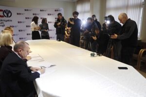 15.10.2025. Kielce. ŚCO. Konferencja / Fot. Jarosław Kubalski - Radio Kielce
