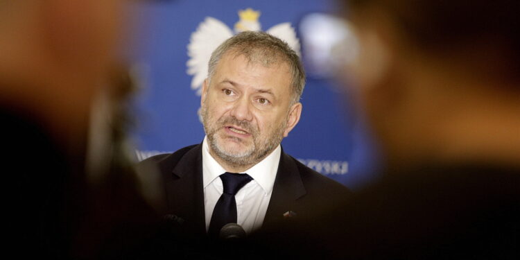 Żurek: zgodziłem się przyjąć mandat - Radio Kielce Minister sprawiedliwości Waldemar Żurek podczas konferencji prasowej / Fot. Jarosław Kubalski - Radio Kielce