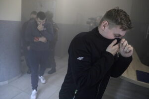 Strzały i atak terrorystyczny na kieleckiej Bukówce - Radio Kielce 29.10.2025 Kielce. Ćwiczenia służb Pyton 25 / Fot. Jarosław Kubalski - Radio Kielce