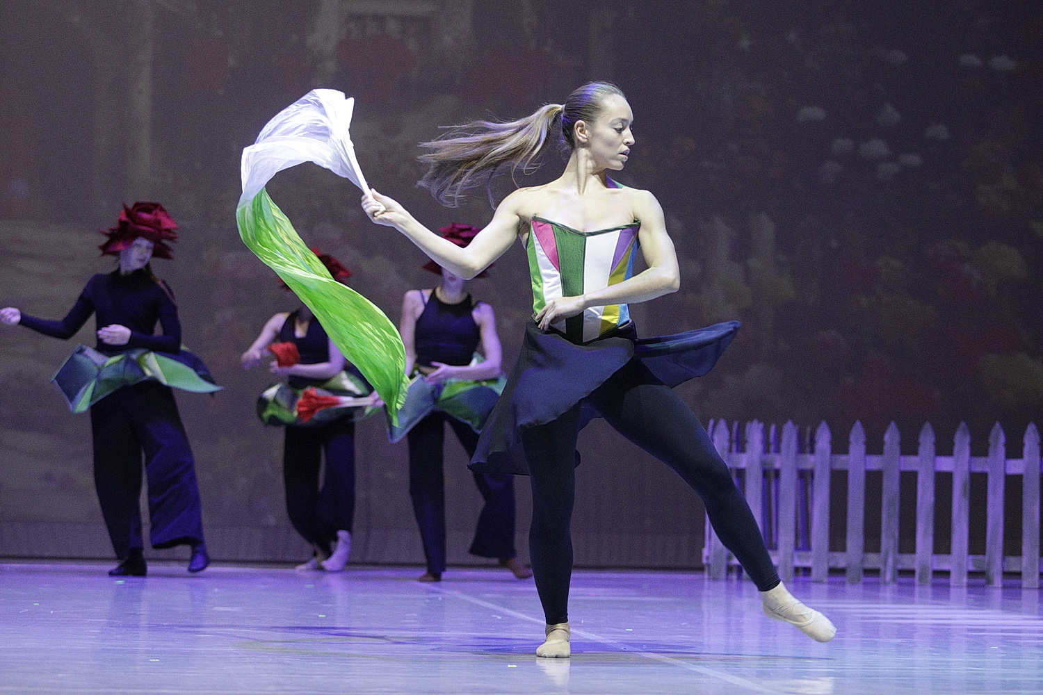 Kielecki Teatr Tańca. Próba spektaklu „Królowa Śniegu”