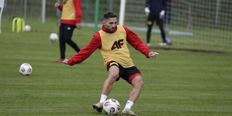 07.10.2025 Kielce. Trening Korony Kielce / Fot. Jarosław Kubalski - Radio Kielce