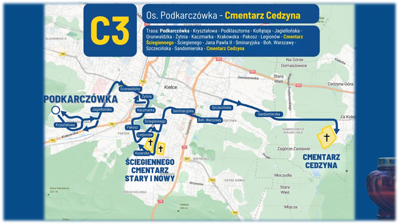 Wszystkich Świętych 2025. Więcej autobusów na ulicach Kielc. Czy będą bezpłatne? - Radio Kielce