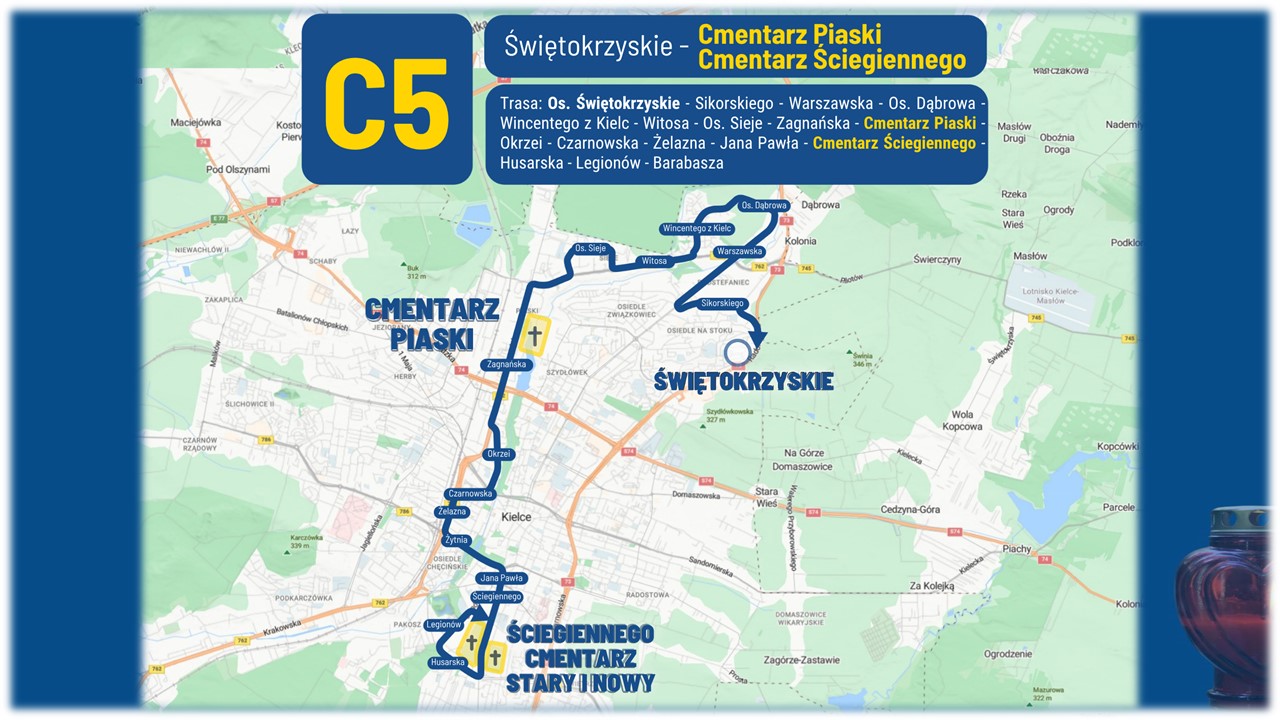 Wszystkich Świętych 2025. Więcej autobusów na ulicach Kielc. Czy będą bezpłatne? - Radio Kielce
