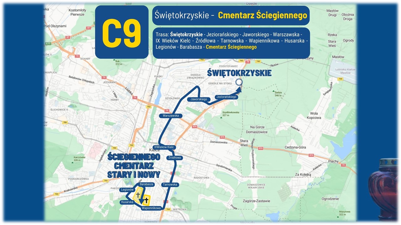 Wszystkich Świętych 2025. Więcej autobusów na ulicach Kielc. Czy będą bezpłatne? - Radio Kielce