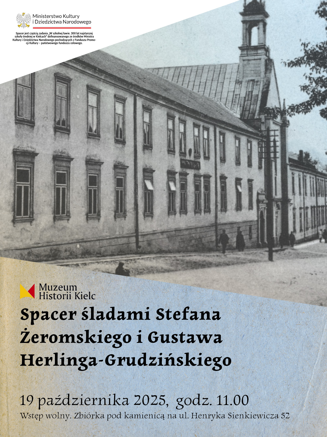 Spacer śladami Stefana Żeromskiego i Gustawa Herlinga-Grudzińskiego - Radio Kielce