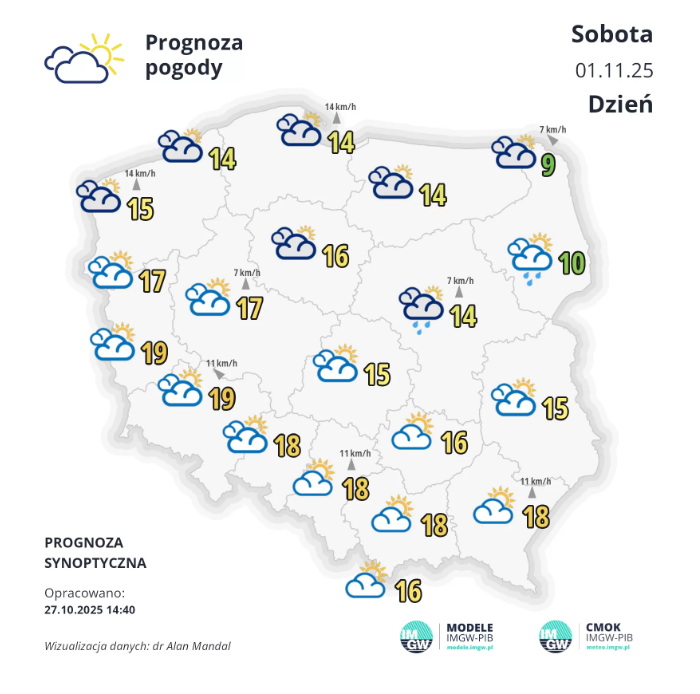 Synoptycy o pogodzie na Wszystkich Świętych - Radio Kielce Synoptycy o pogodzie na Wszystkich Świętych - Radio Kielce