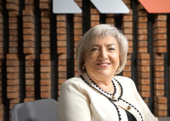 16.10.2025. Radio Kielce. Rozmowa Dnia. Na zdjęciu: Elżbieta Śreniawska - prezes Uzdrowiska Busko-Zdrój / Fot. Sebastian Kalwat - Radio Kielce