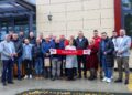 Działacze ŚZPN przekazali sprzęt sportowy gimnazjum w Bezdanach