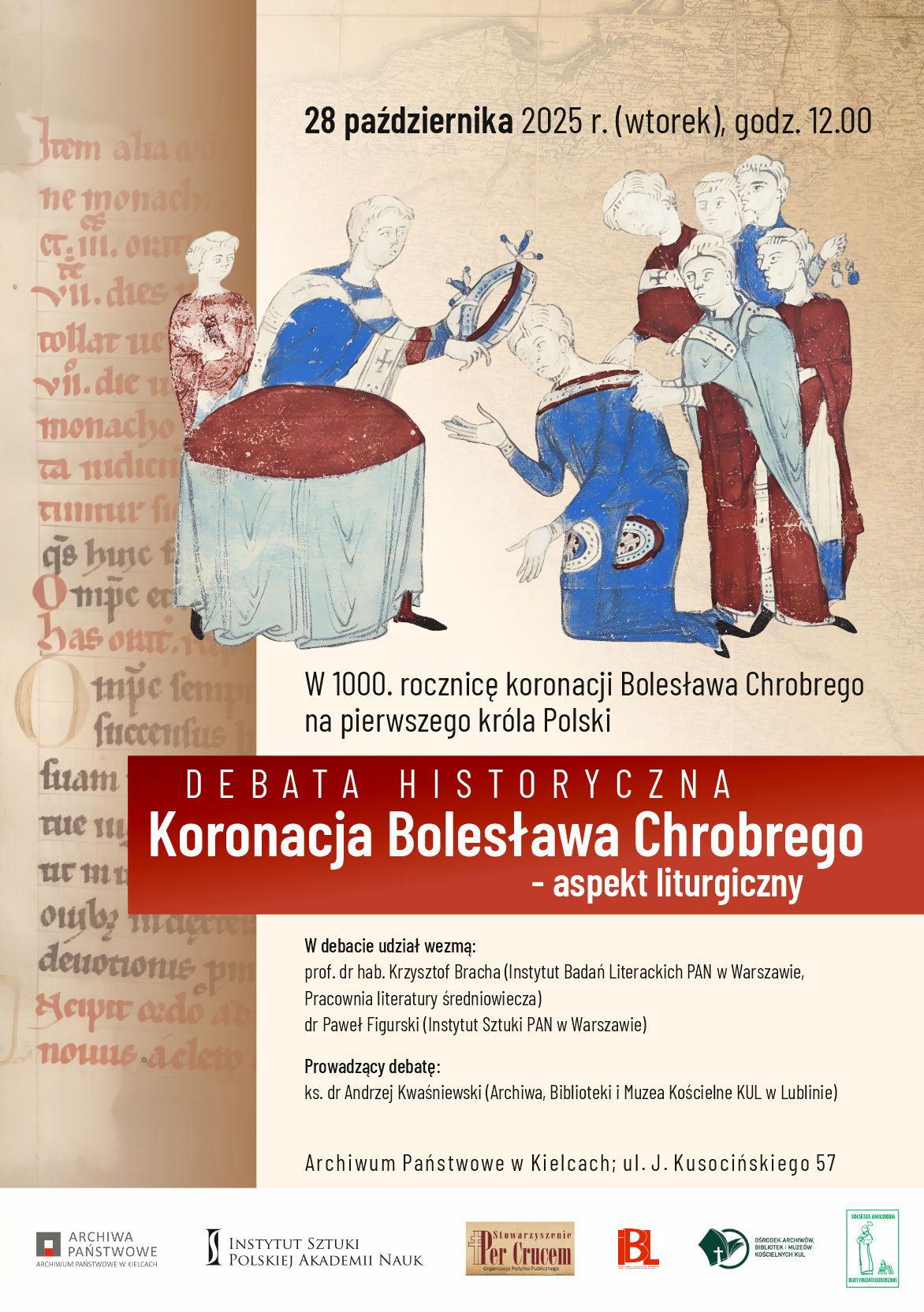 Debata historyczna o koronacji Bolesława Chrobrego - Radio Kielce