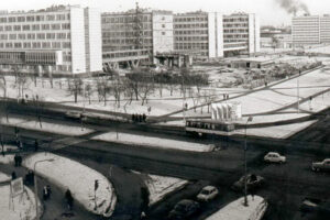 Kielce. Aleja Tysiąclecia Państwa Polskiego. Politechnika Świętokrzyska – widok od strony ulicy Warszawskiej / źródło: tu.kielce.pl