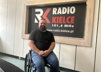 Na zdjęciu: Piotr Pawlik - łucznik / Fot. Iwona Murawska-Bujnowicz - Radio Kielce