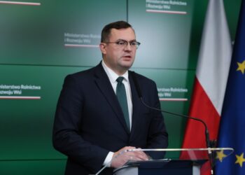 Zamiana gruntów jednym z wariantów odzyskania działki przy CPK - Radio Kielce 29.10.2025. Warszawa. Minister rolnictwa i rozwoju wsi Stefan Krajewski / Fot. PAP/Paweł Supernak