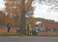 19.10.2025. Rozgół. Wypadek / Fot. Na Drodze Świętokrzyskie - Facebook