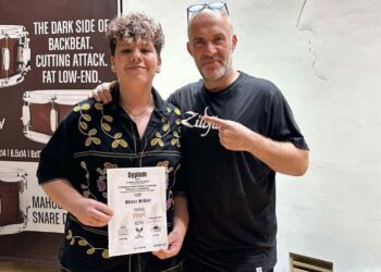 Najlepszy perkusista w Polsce z Końskich - Radio Kielce Miłosz Wróbel / Fot. archiwum prywatne