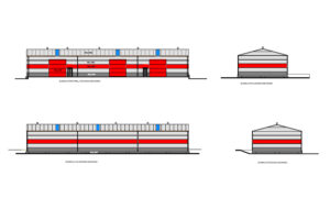 Busko-Zdrój wzmacnia obronę cywilną - Radio Kielce Wizualizacja Magazynu Obrony Cywilnej w Busku-Zdroju / źródło: materiały inwestora