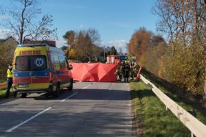Śmiertelny wypadek w powiecie kieleckim. Zginęły dwie osoby