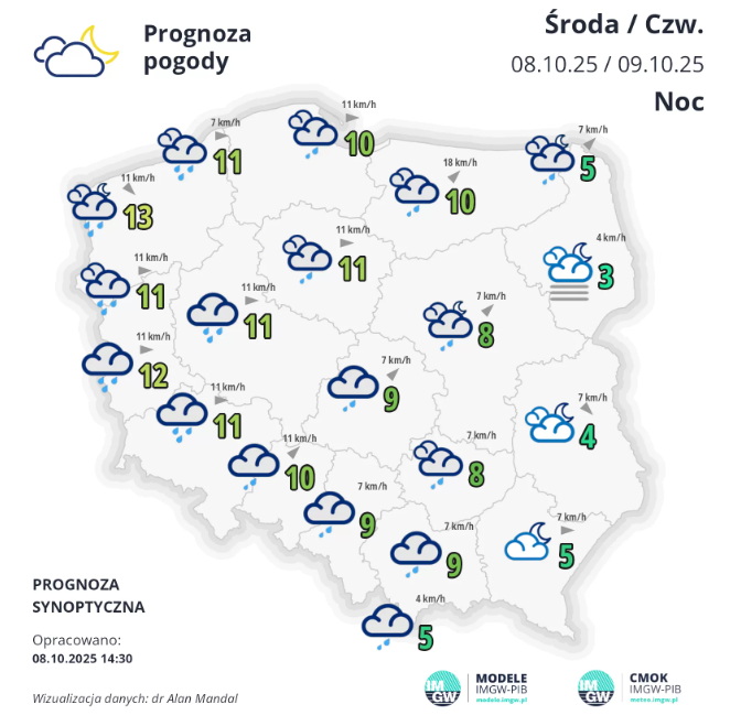 Powraca deszcz i mgły - Radio Kielce