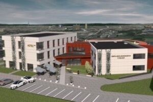 Kielecki „Ekonomik” będzie rozbudowany - Radio Kielce Zespół Szkół Ekonomicznych w Kielcach - wizualizacja / źródło: Agata Wojda - Facebook