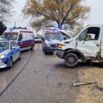 03.11.2025. Łomno. Wypadek / źródło: PSP Starachowice