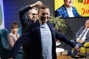 Audycja „Dzień Dobry, to Ja! Rozmowy inne niż wszystkie w Radiu Kielce” – Artur Jaroń / Fot. Karolina Piasecka - Radio Kielce