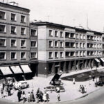 Kielce. Ulica Paderewskiego. Lata 1962-1964. Skrzyżowanie z ulicą Sienkiewicza / źródło: fotopolska.eu