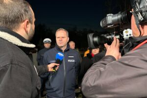 12.11.2025. Dobrowoda. Program „Interwencja” TVP3 Kielce i Radia Kielce / Fot. Arkadiusz Miller - Radio Kielce