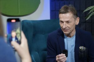 Audycja „Dzień Dobry, to Ja! Rozmowy inne niż wszystkie w Radiu Kielce” – Artur Jaroń / Fot. Karolina Piasecka - Radio Kielce