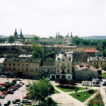 Kielce. Plac Konstytucji 3 Maja. 1997 rok / źródło: fotopolska.eu