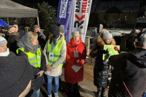 INTERWENCJA. Mieszkańcy protestują przeciwko rozbudowie drogi krajowej - Radio Kielce 26.11.2025. Jaronowice. Program Interwencja / Fot. Wojciech Bolewski - Radio Kielce