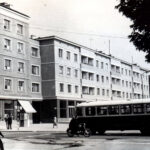 Kielce. Ulica Paderewskiego. Lata 1960-1969 Skrzyżowanie ulic Paderewskiego i Sienkiewicza / źródło: facebook.com/KielceNaPrzestrzeniLat