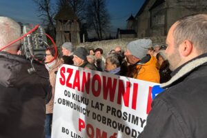 12.11.2025. Dobrowoda. Program „Interwencja” TVP3 Kielce i Radia Kielce / Fot. Arkadiusz Miller - Radio Kielce