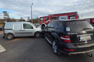 14.11.2025. Górno. Wypadek / Fot. policja