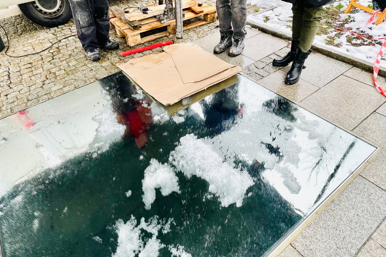 Kieleckie „Lustro” zostanie ogrodzone na zimę