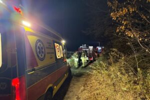 01.11.2025. Wełecz. Poszukiwania zaginionego mężczyzny / źródło: KPP w Busku-Zdroju