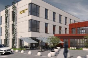 Kielecki „Ekonomik” będzie rozbudowany - Radio Kielce Zespół Szkół Ekonomicznych w Kielcach - wizualizacja / źródło: Agata Wojda - Facebook