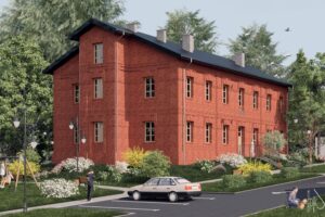 Stara kamienica zyska nowe życie... i lokatorów - Radio Kielce Ostrowiec Świętokrzyski. Wizualizacja remontu kamienicy przy ul. Osadowej / Fot. UM Ostrowiec