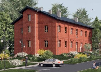 Stara kamienica zyska nowe życie... i lokatorów - Radio Kielce Ostrowiec Świętokrzyski. Wizualizacja remontu kamienicy przy ul. Osadowej / Fot. UM Ostrowiec