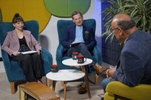 Audycja „Dzień Dobry, to Ja! Rozmowy inne niż wszystkie w Radiu Kielce” – Artur Jaroń / Fot. Karolina Piasecka - Radio Kielce