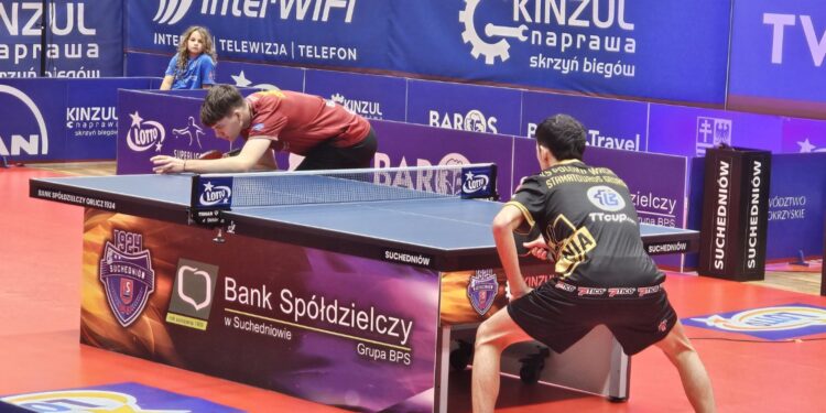 Województwo świętokrzyskie tenisem stołowym stoi