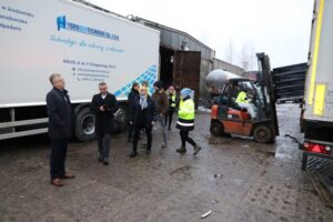 Stąporków. Wywóz niebezpiecznych odpadów/ Fot. Paweł Kubiak, konecki.powiat.pl