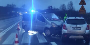 17.11.2025. Ćmińsk. Wypadek / Fot. policja