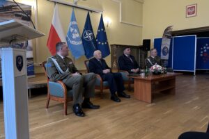 28.11.2025. Kielce. CPdMZ. 104. urodziny Mieczysława Kasińskiego - weterana Batalionów Chłopskich / Fot. Konrad Chruściel - Radio Kielce