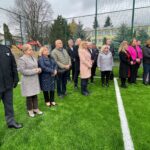 12.11.2025. Sandomierz. Otwarcie boiska wielofunkcyjnego przy Zespole Szkół Technicznych i Ogólnokształcących / Fot. Grażyna Szlęzak-Wójcik - Radio Kielce