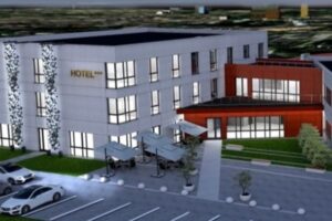 Kielecki „Ekonomik” będzie rozbudowany - Radio Kielce Zespół Szkół Ekonomicznych w Kielcach - wizualizacja / źródło: Agata Wojda - Facebook