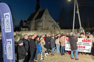 12.11.2025. Dobrowoda. Program „Interwencja” TVP3 Kielce i Radia Kielce / Fot. Arkadiusz Miller - Radio Kielce