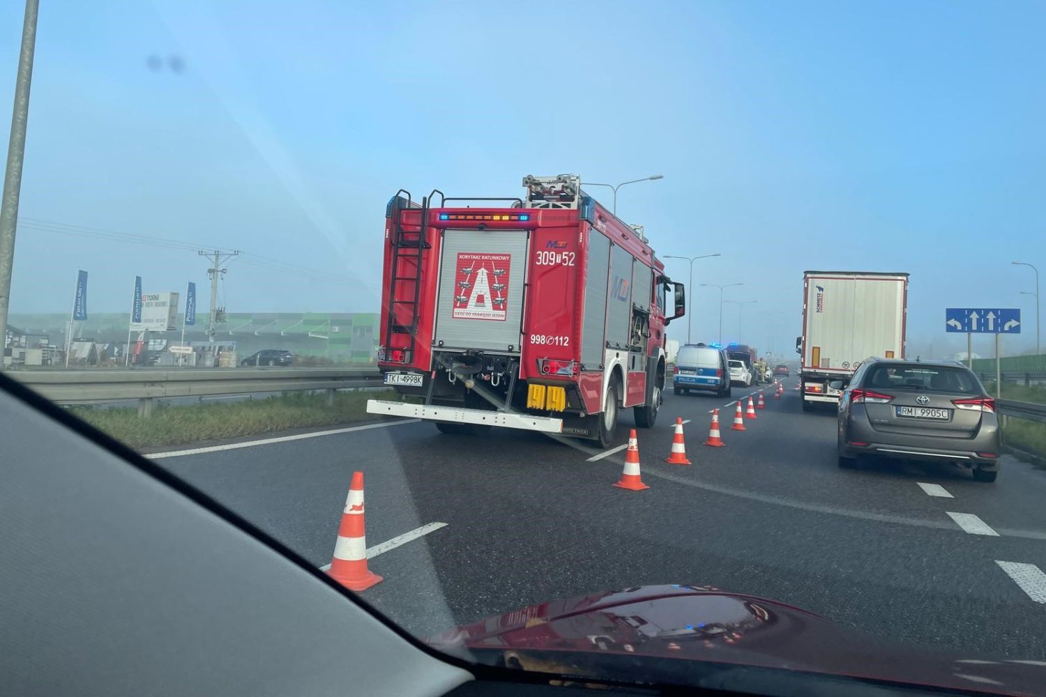 Utrudnienia na drodze krajowej nr 73