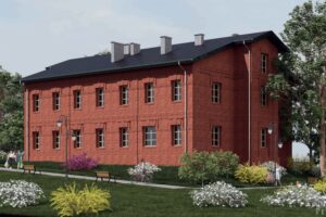 Stara kamienica zyska nowe życie... i lokatorów - Radio Kielce Ostrowiec Świętokrzyski. Wizualizacja remontu kamienicy przy ul. Osadowej / Fot. UM Ostrowiec